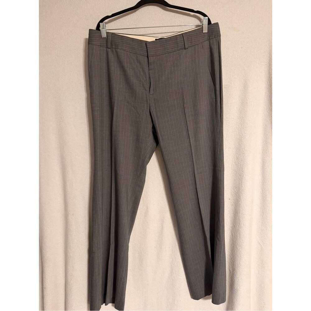 Banana Republic Women's Martin Gray Pinstripe Dress Pants Size 16